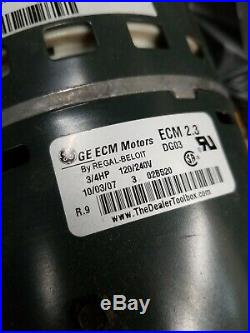 GE MOT09251, 5466 5SME39SL0253, CP02 ECM 2.3 1HP Furnace Blower Motor