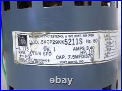 GE Motors 5KCP29KK5211S Furnace Blower Motor 1/5HP 115V 1075RPM 4SPD HC37SB116 GE Motors 5KCP29KK5211S Furnace Blower Motor 1/5HP 115V 1075RPM 4SPD HC37SB116