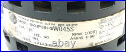 GE Motors 5KCP39FGW045S Furnace Blower Motor 21A308457 115V 1/5HP used #MP467