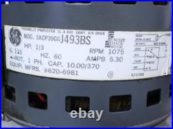 GE Motors 5KCP39GGJ493BS Furnace Blower Motor 1/3HP 115V 1075RPM 1PH 620-6981