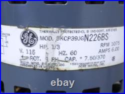 GE Motors 5KCP39JGN226BS Furnace Blower Motor 1/3HP 1075RPM 115V HC41SE118C