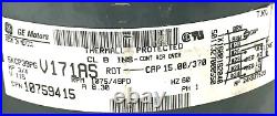 GE Motors 5KCP39PGV171AS Furnace Blower Motor 3/4HP 1075RPM 4SPD used #CMB592 GE Motors 5KCP39PGV171AS Furnace Blower Motor 3/4HP 1075RPM 4SPD used #CMB592