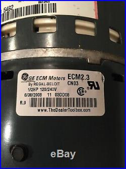 GE Trane 5SME39HL0252, D341314P290 ECM2.3, 1/2HP Furnace Blower Motor