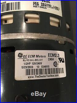 GE Trane 5SME39HL0252, D341314P90 ECM2.3, 1/2HP Furnace Blower Motor
