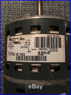 G. E. 1/2 HP ECM Furnace blower motor&controller 5SME39HL0252 TRANE(D341314P04)