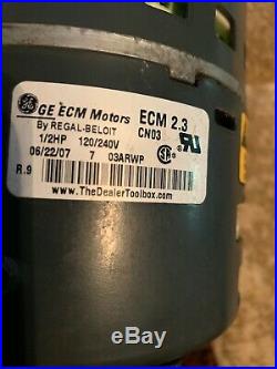 G. E. 1/2 HP ECM Furnace blower motor&controller 5SME39HL0252 TRANE(D341314P21)