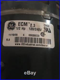 G. E. 1/2 HP ECM Furnace blower motor&controller 5SME39HL0252 TRANE(D341314P57)