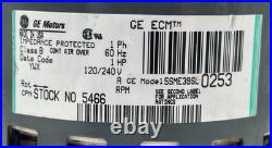 Ge 5sme39sl0253 Ecm 2.3 Furnace Blower Motor 1hp 60hz 120/240v Guaranteed