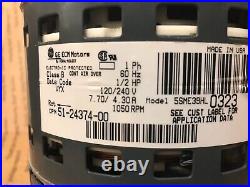 Ge Genteq Ecm 5sme39hl0323 51-24374-00 Furnace Blower Motor With Module Complete
