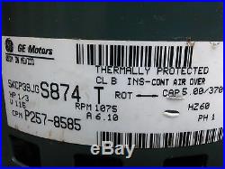 Ge Motors Carrier Bryant Payne Furnace Blower Motor 1/3hp 5kcp39jgs874t 115v