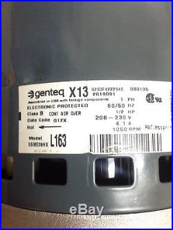 Genteq 1/2 HP 230v X13 Furnace Blower Motor