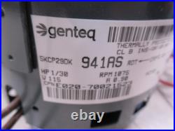 Genteq 5KCP29DK 941AS Blower Motor 1/30HP 1875RPM 115V Furnace HVAC Fan
