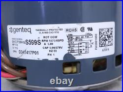 Genteq 5KCP39HGS599S Furnace Blower Motor 1/3HP 1075RPM 4SPD 1PH 115V D341417P01