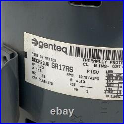 Genteq 5KCP39JGSA17S Furnace Blower Motor HB41TR104 1/3HP 115V 1075RPM/4SPD