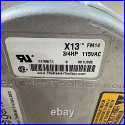 Genteq 5SME39NXL010A ECM Blower Motor 3/4HP 115V X13 S1-02435847000 (6). FM14