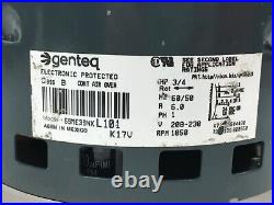 Genteq 5SME39NXL101 3/4 HP 230V Furnace Blower Motor MOT16685 CCWLE used #MC557