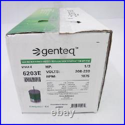Genteq 6203E 1/3 HP 230 Volt Evergreen Furnace Blower Motor 5SME39DXL446