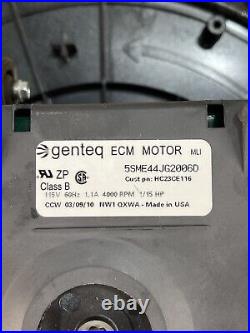Genteq ECM Motors 5SME44JG2006D Draft Inducer Blower Motor HC23CE116 (IN15)