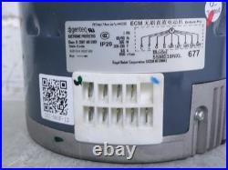 Genteq Endura Pro 5SME39NXL677 ECM Furnace Blower Motor 208-230V 3/4HP 1050RPM