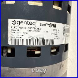 Genteq Eon 5SBA39GLV5001 Furnace Blower Motor 1/2hp 240V CCW