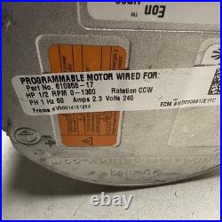 Genteq Eon 5SBA39GLV5001 Furnace Blower Motor 1/2hp 240V CCW