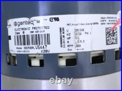 Genteq Eon 5SDA39RLV5447 ECM Furnace Blower Motor 120/240V 3/4HP 1050RPM CCWLE Genteq Eon 5SDA39RLV5447 ECM Furnace Blower Motor 120/240V 3/4HP 1050RPM CCWLE