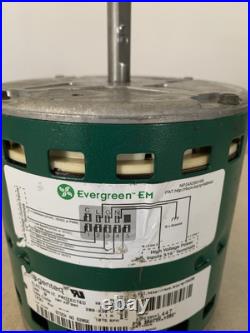 Genteq Evergreen 1/2HP 230 Volt Replacement X-13 Furnace Blower Motor 5SME39HX