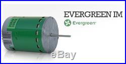 Genteq Evergreen 6207E Replacement 3/4 HP 230 Volt X-13 Furnace Blower Motor