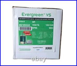 Genteq Evergreen VS Fan & Blower Motor, 1 HP 120/240V, 1050 RPM, 60 HZ, 6510VUI