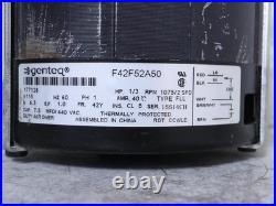 Genteq F42F52A50 Furnace Blower Motor 1/3HP 115V 1075RPM 2SPD 177128 CCWLE