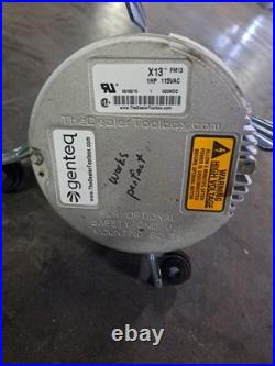 Genteq Furnace Blower Motor 5SME39SXL099 with ECM X13 1HP FM13 HD52MR120 (L A4T3)