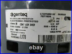 Genteq X13 5SME39NXL178 3/4HP ECM Furnace Blower Motor & Module 208-230V 1050RPM