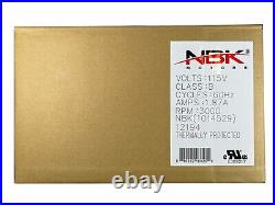 Genuine NBK 12194 Furnace Exhaust Draft Inducer Blower Motor 115V Replacement