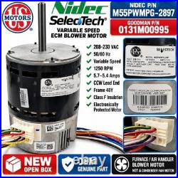 Goodman Amana Janitrol Furnace Blower Motor 0131M00995 M55PWMPG-2897