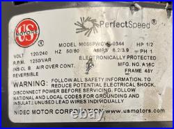 Goodman M055PWCVT-0344 1/2 HP 120/240V Blower Motor 0131M00270 CW LE used TESTED Goodman M055PWCVT-0344 1/2 HP 120/240V Blower Motor 0131M00270 CW LE used TESTED