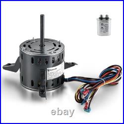 HB41TQ113 Furnace Blower Motor 1/3HP, 115V, 1075RPM, 3-Speed for Carrier, Bryant