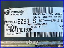 HC41AE193A Carrier GE/Genteq Furnace Blower Motor 1/3 HP 230 Volt