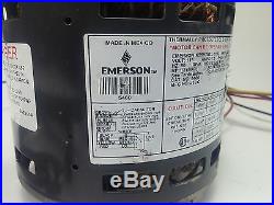 ICP Furnace Emerson Rescue Fan Blower Motor K55HXWLL-1130 7A010 1/2 HP 7.3A 115V