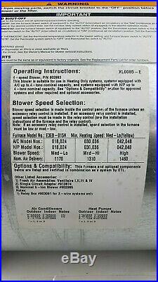 Intertherm 902993 Furnace Blower Motor Fan & Housing Assembly