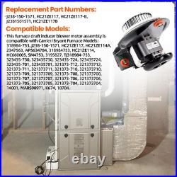 J238-150-1571, HC21ZE117-B Furnace Draft Inducer Blower Motor Assembly Compatibl