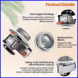 J238-150-1571, HC21ZE117-B Furnace Draft Inducer Blower Motor Assembly Compatibl