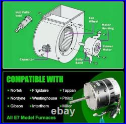 LEAPTREND ZWK702B5388701 Furnace Blower Motor 1/2HP, 208-230V, 50/60 Hz, 1050