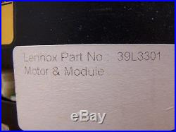 Lennox 39L3301 39L33 1HP ECM furnace blower motor and controller 31L77 31L7701