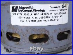 MagneTek HE3G242N Furnace Blower Motor 1/2HP 1050RPM 115V HQ613136UN