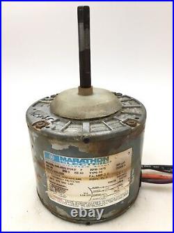 Marathon SWL48A11T182F Furnace Blower Motor 1/3HP 1075 RPM 208-230 V used #MC705