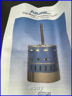 Mars 10861 Azure 1/2-1 HP HVAC Blower Digi Motor 5.5 48 Frame Reversible