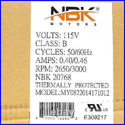 NBK 20768 Furnace Draft Inducer Blower Motor for Goodman Amana 0131M00002P