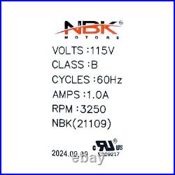NBK Furnace Draft Inducer Motor for York 024-34558-000 Fasco A225 7021-11577 NBK Furnace Draft Inducer Motor for York 024-34558-000 Fasco A225 7021-11577