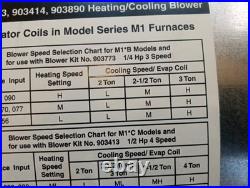 New 903773 Nordyne Intertherm Electric Furnace Blower Assembly 621887 Motor