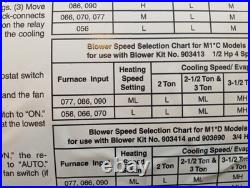 New 903773 Nordyne Intertherm Electric Furnace Blower Assembly 621887 Motor